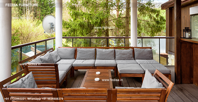 Wooden Sofa Set-3484