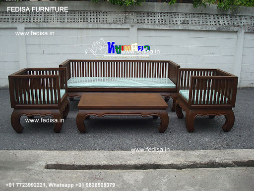 Wooden Sofa Set-3492