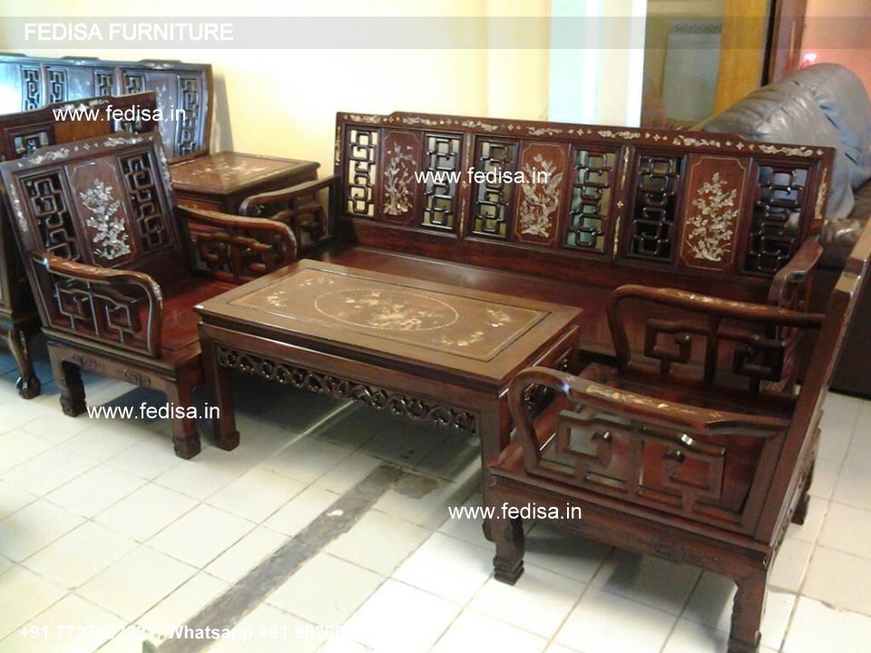 Wooden Sofa Set-3498