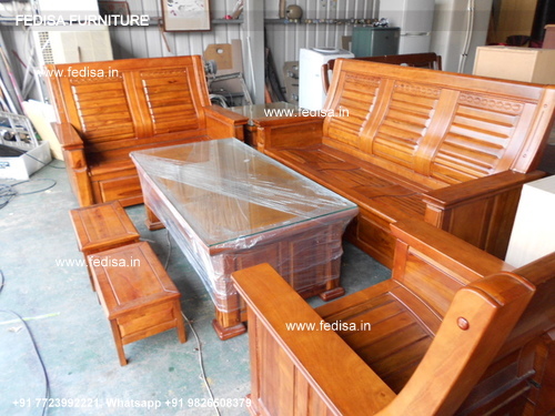 Wooden Sofa Set-3517