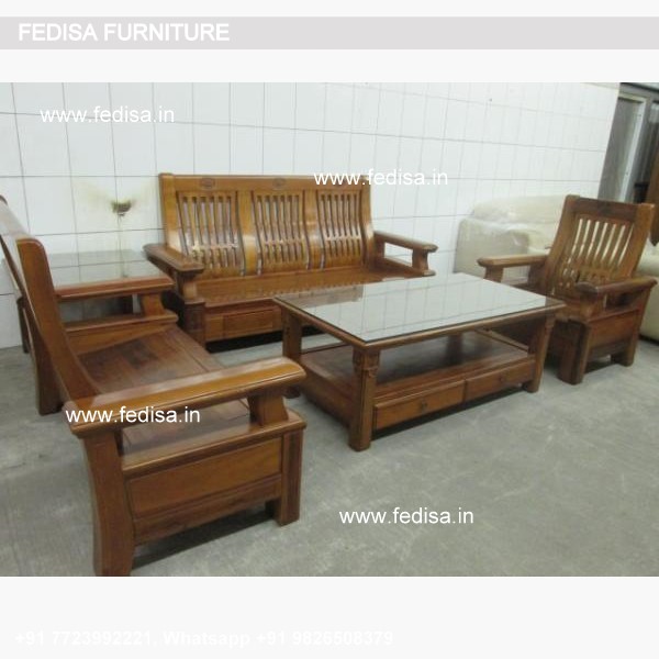Wooden Sofa Set-3521