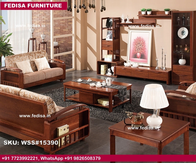 Wooden Sofa Set-3580
