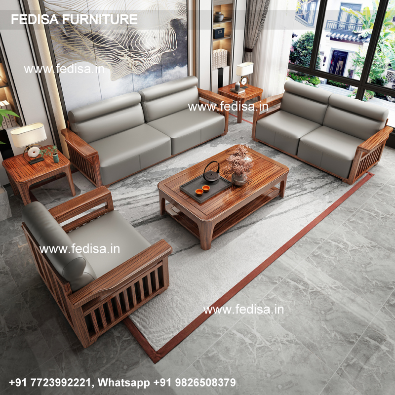 Wooden Sofa Set-3586