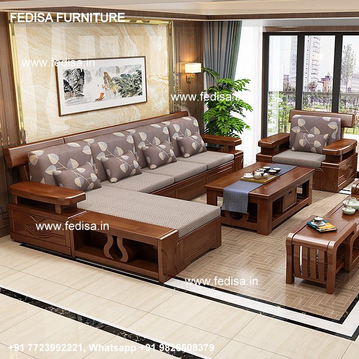Wooden Sofa Set-3605