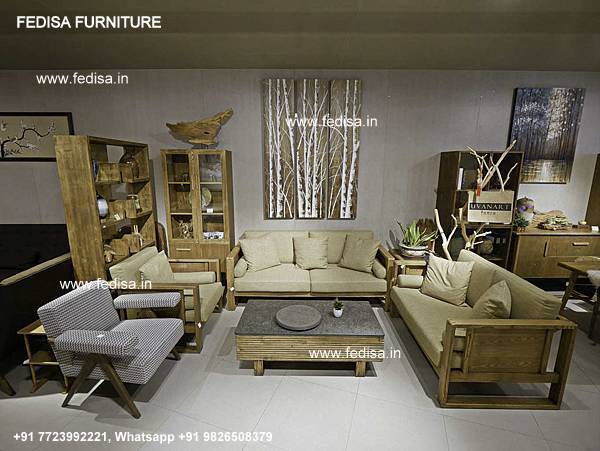 Wooden Sofa Set-3619