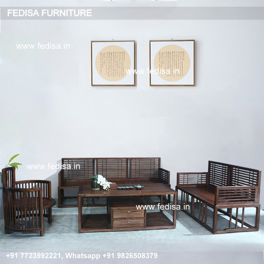 Wooden Sofa Set-3649