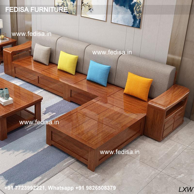 Wooden Sofa Set-3722