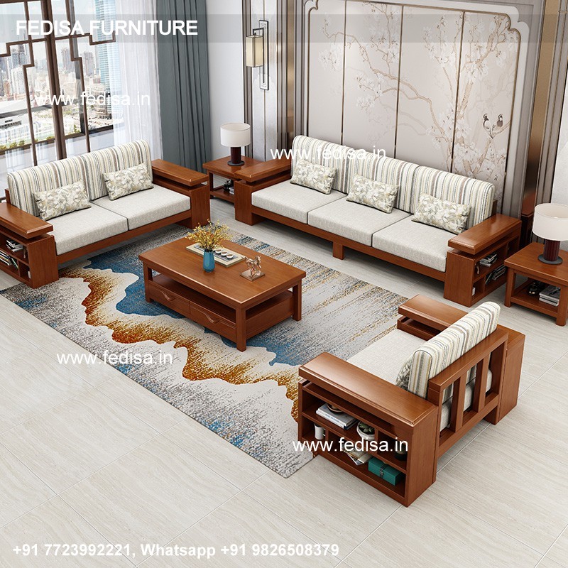 Wooden Sofa Set-3733
