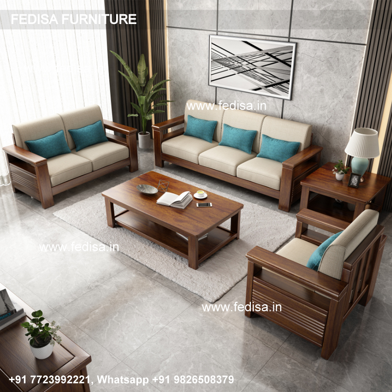 Wooden Sofa Set-3736