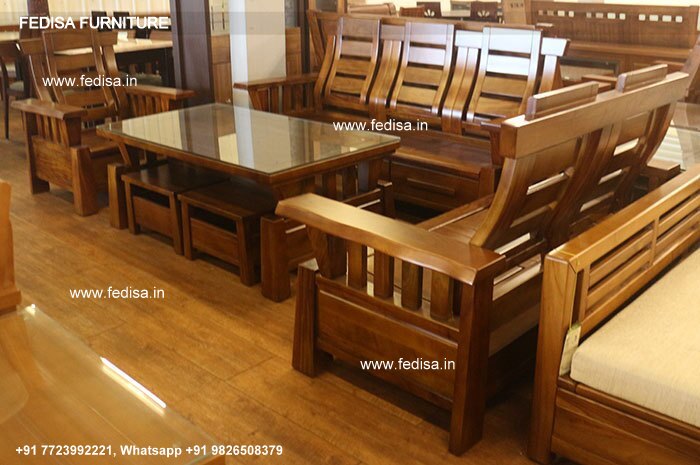 Wooden Sofa Set-3775