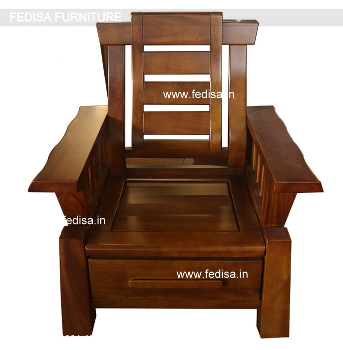 Wooden Sofa Set-3776