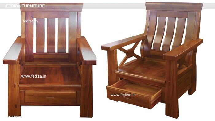 Wooden Sofa Set-3795