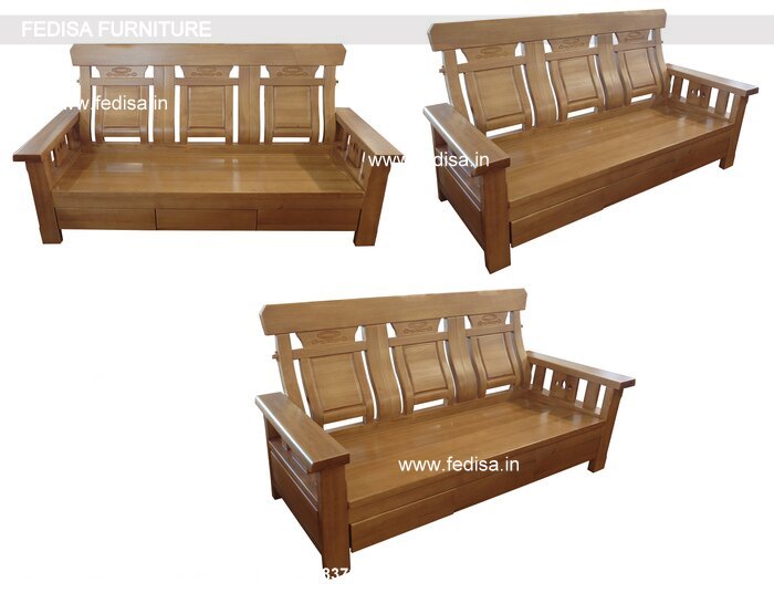 Wooden Sofa Set-3804