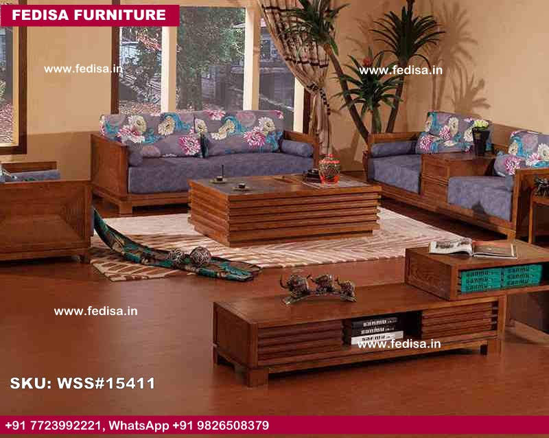 Wooden Sofa Set-3813
