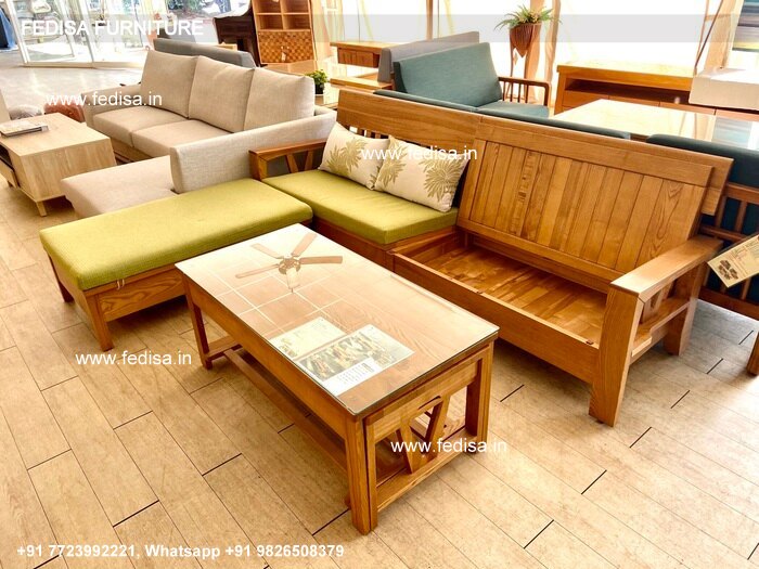 Wooden Sofa Set-3816
