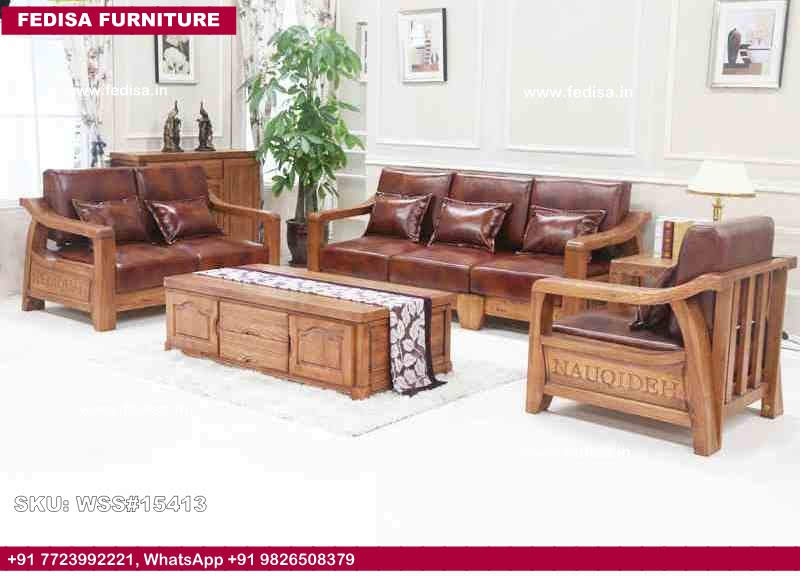 Wooden Sofa Set-3835