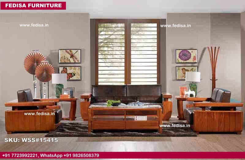 Wooden Sofa Set-3857