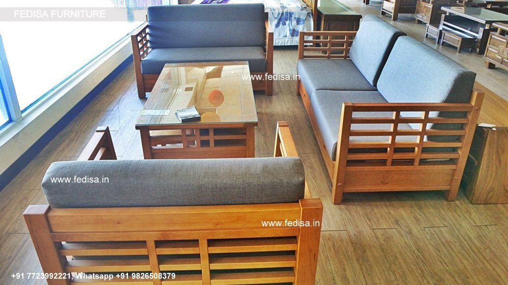 Wooden Sofa Set-3888