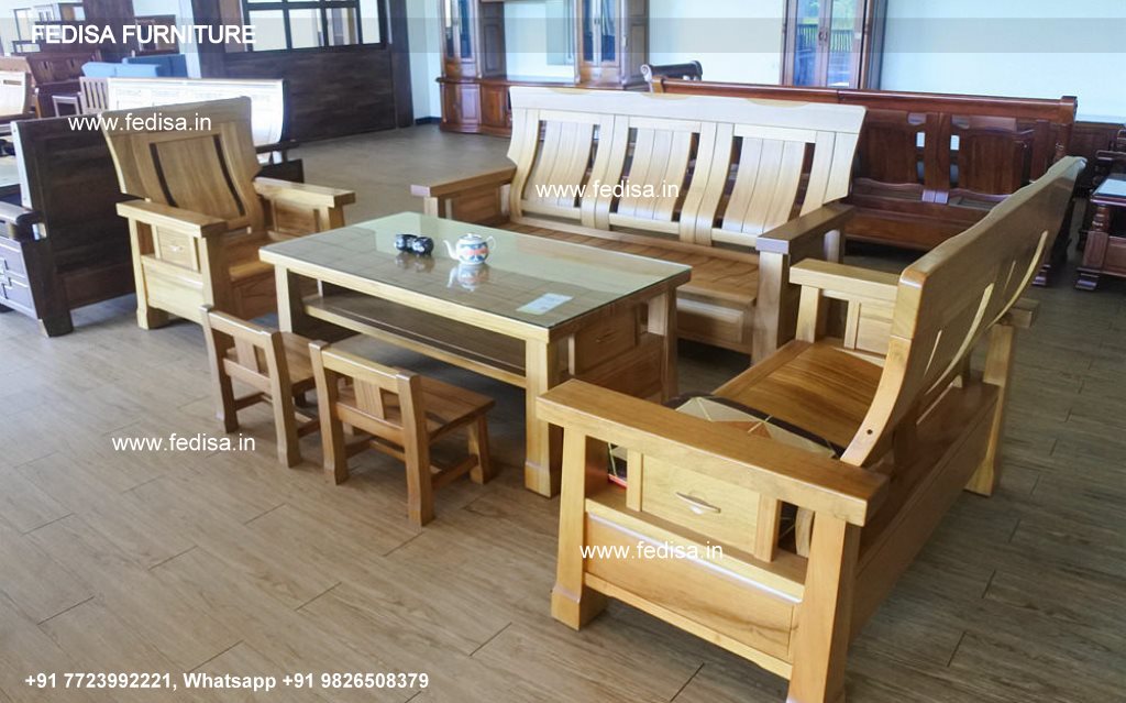 Wooden Sofa Set-3889