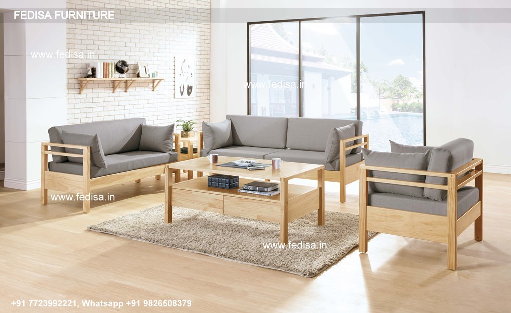 Wooden Sofa Set-3915