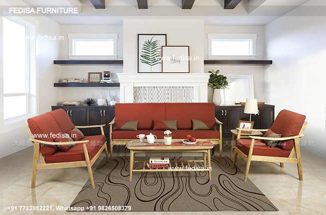 Wooden Sofa Set-3917