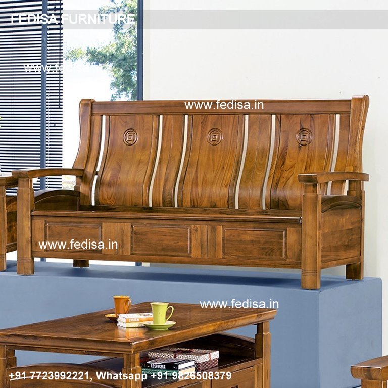 Wooden Sofa Set-3922