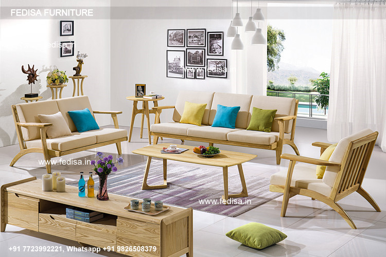 Wooden Sofa Set-3947