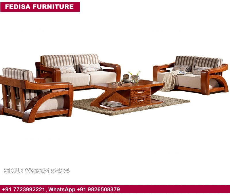 Wooden Sofa Set-3957
