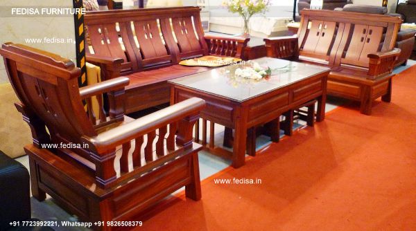 Wooden Sofa Set-3958