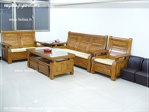 Wooden Sofa Set-3961