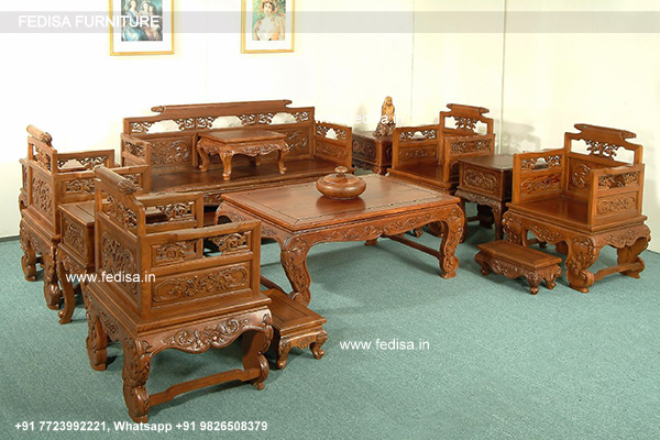 Wooden Sofa Set-3971
