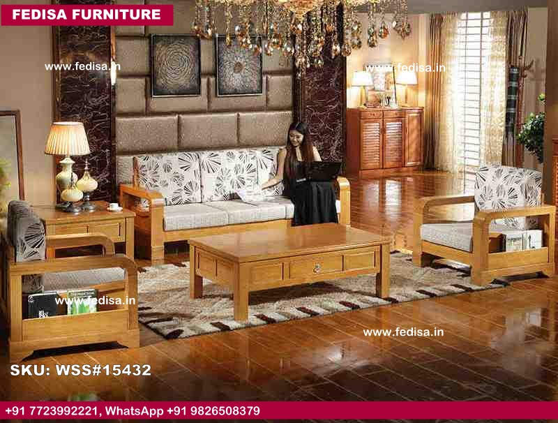 Wooden Sofa Set-3980
