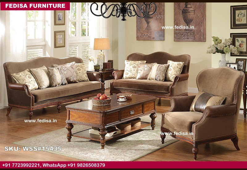 Wooden Sofa Set-3983