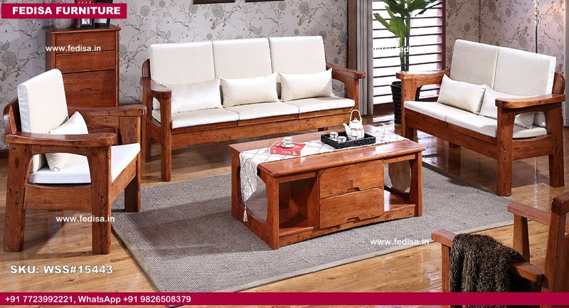 Wooden Sofa Set-3992