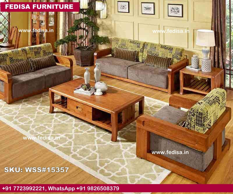 Wooden Sofa Set-4006