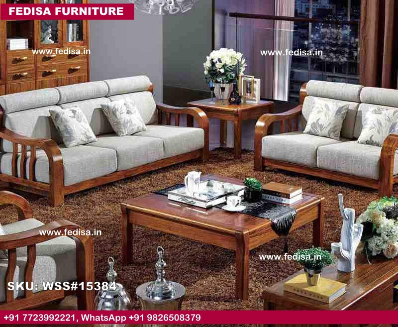 Wooden Sofa Set-4037