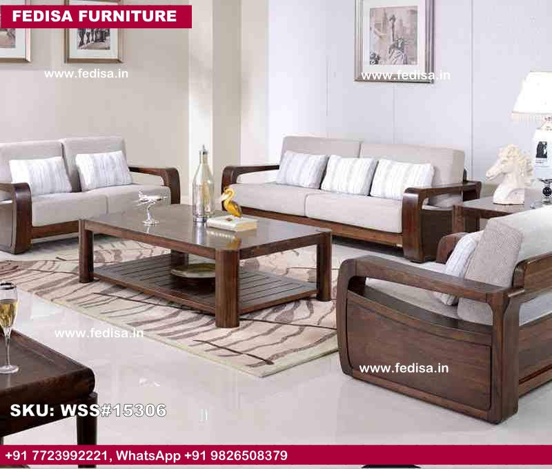 Wooden Sofa Set-4061