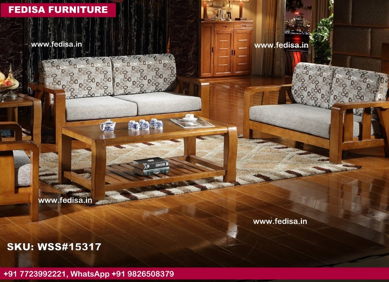 Wooden Sofa Set-4072
