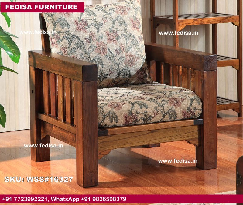 Wooden Sofa Set-4075