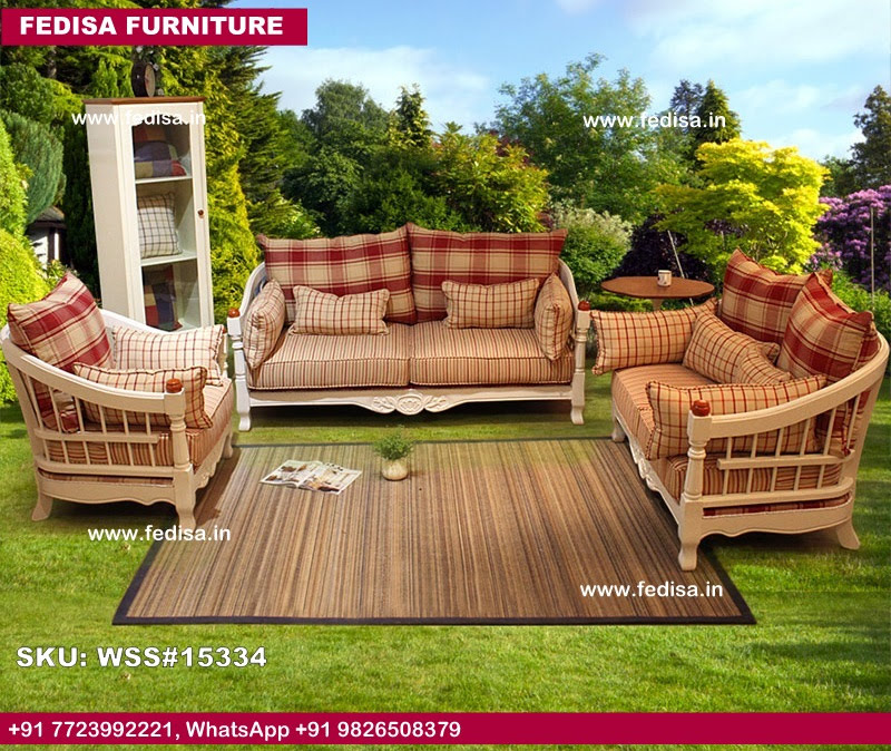 Wooden Sofa Set-4090