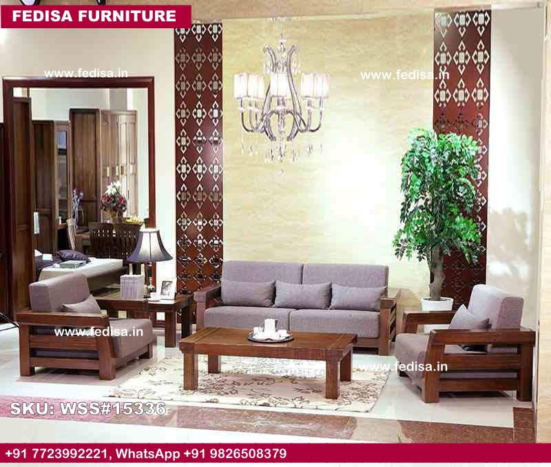 Wooden Sofa Set-4092