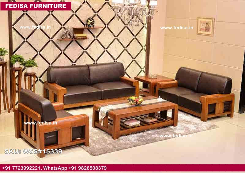 Wooden Sofa Set-4095