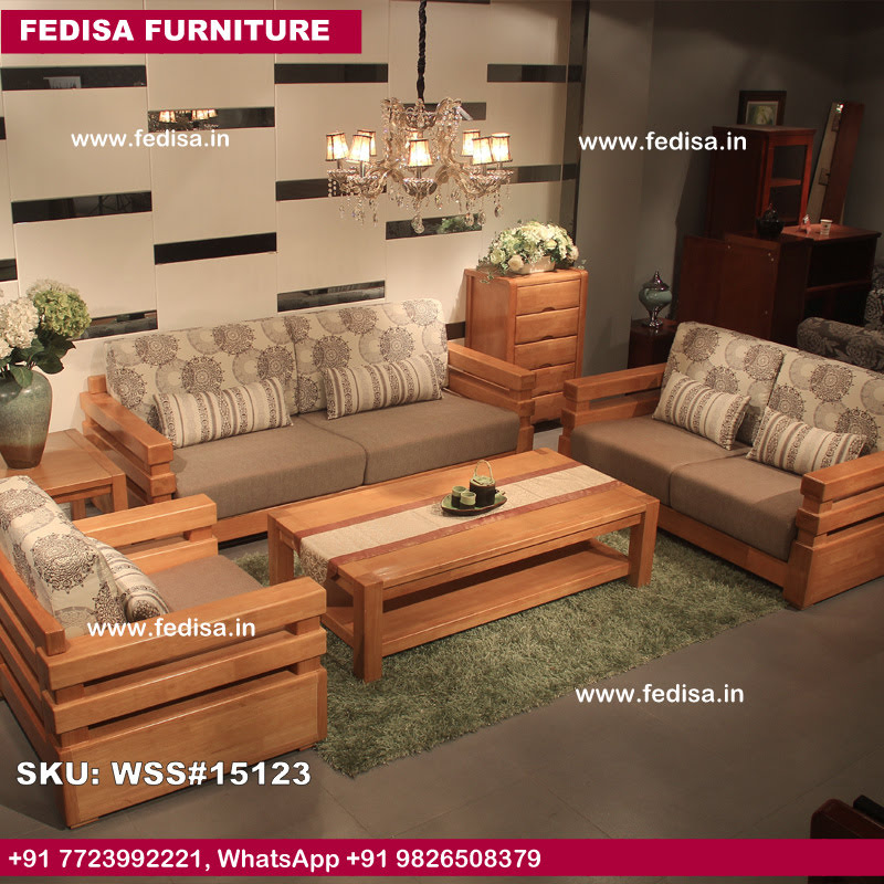 Wooden Sofa Set-4155
