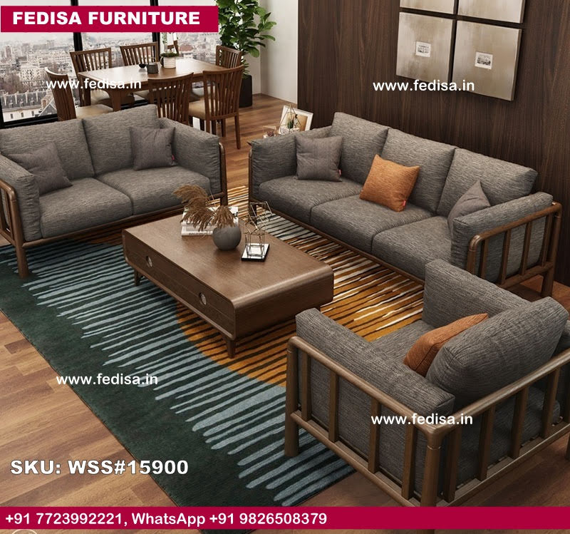 Wooden Sofa Set-4212