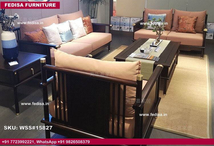 Wooden Sofa Set-4257