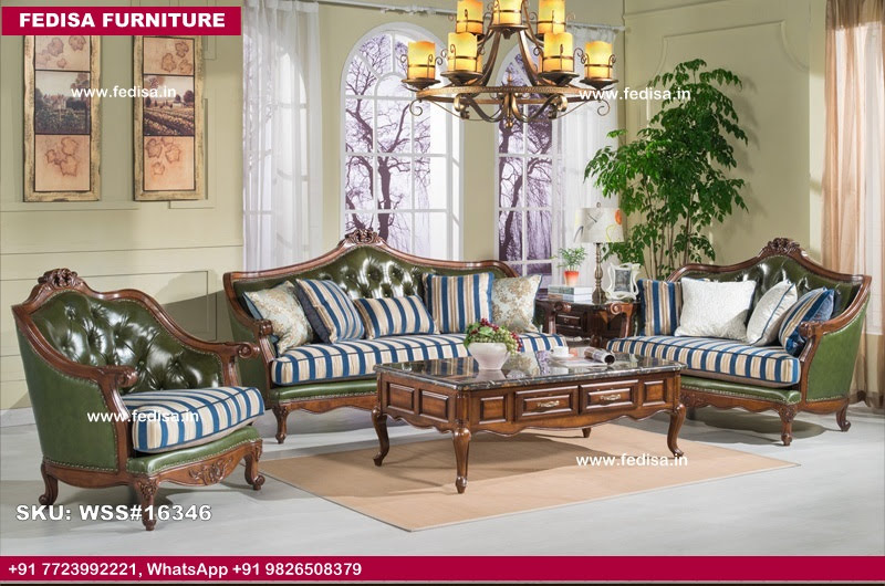 Wooden Sofa Set-4286