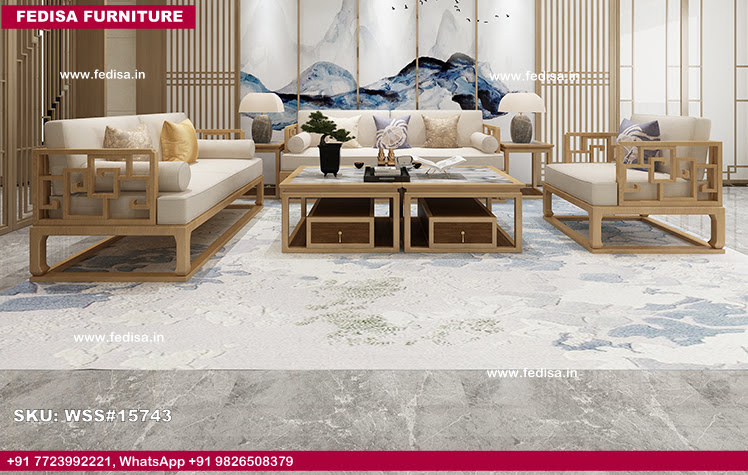 Wooden Sofa Set-4288