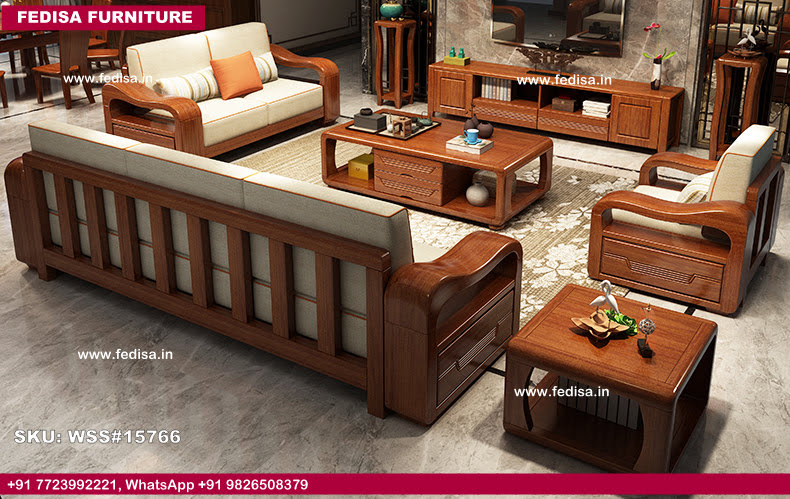 Wooden Sofa Set-4304
