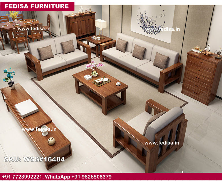 Wooden Sofa Set-4318