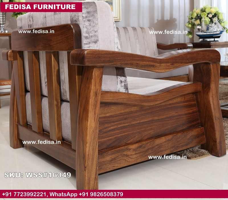 Wooden Sofa Set-4319